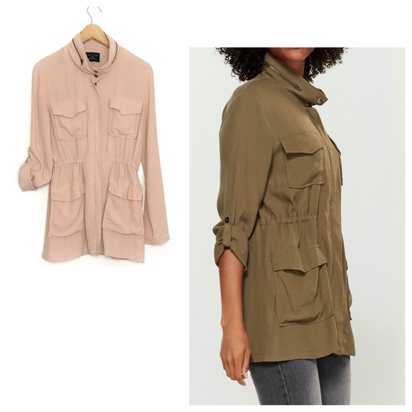 Love Tree Jackets & Blazers - SALE🔥LOVE TREE BLUSH LIGHTWEIGHT UTILITY JACKET